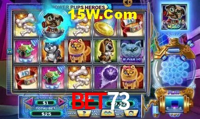 Interface moderna da plataforma bet73